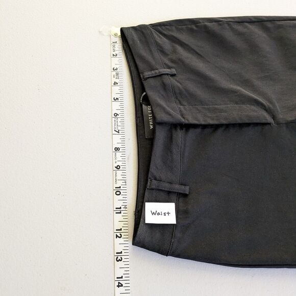 NWT White Fox Day for It Capris Pants Black Size S Cropped Side Slit Stretchy - Picture 9 of 12